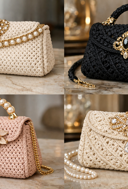 firefly_gpt-image_borse a uncinetto eleganti di lusso 834133